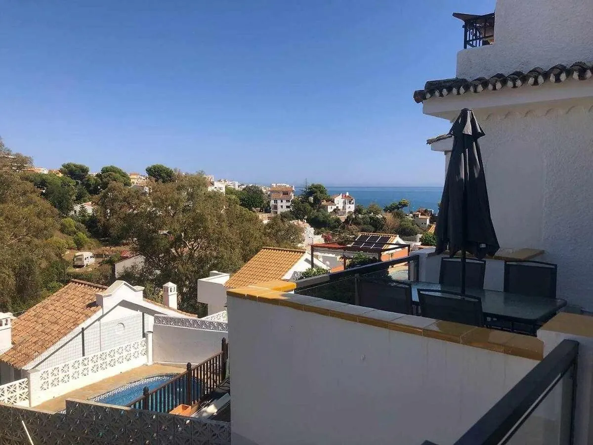 Apartamento 2 En Chalet Con Vista Abierta Al Mar Malaga 0*,